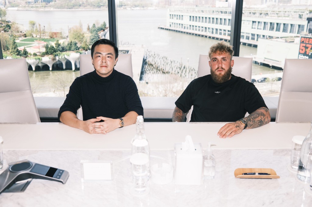 Geoffrey Woo and Jake Paul, co-founders of Anti Fund