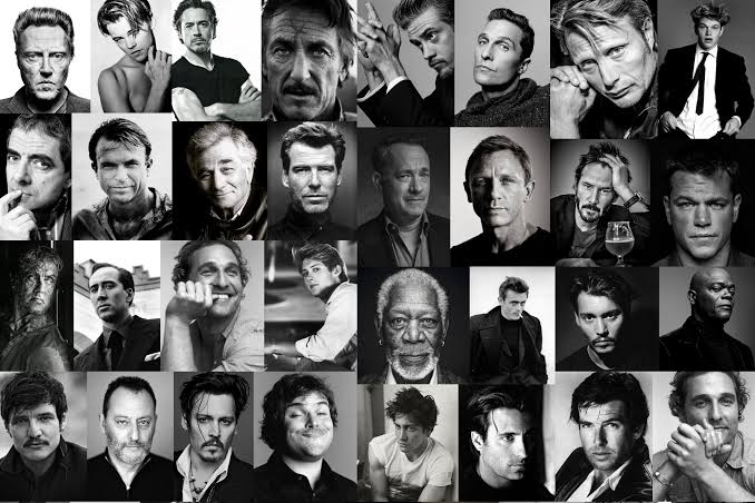 A grid of many different faces